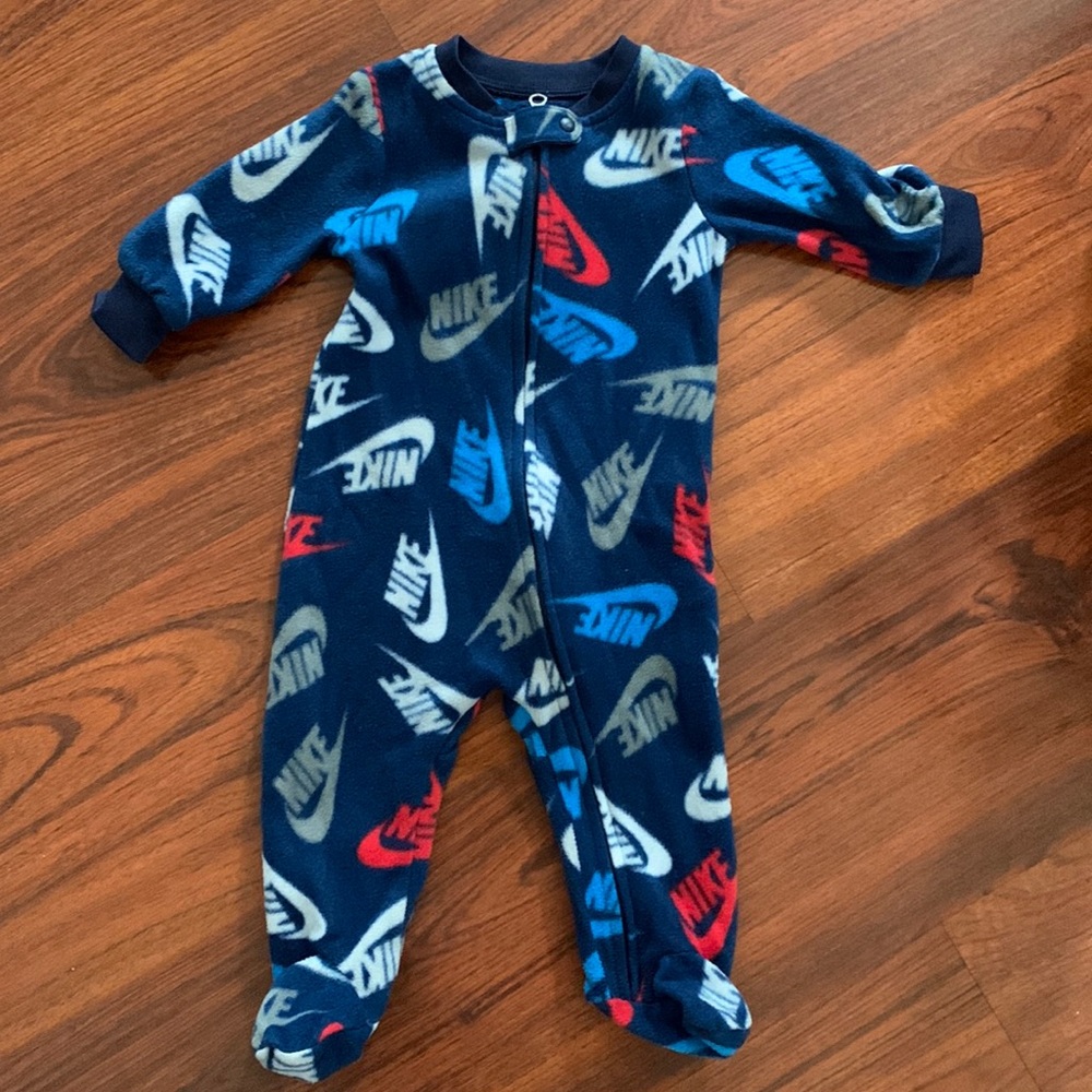 Nike baby footed sleeper - size 3-6 months